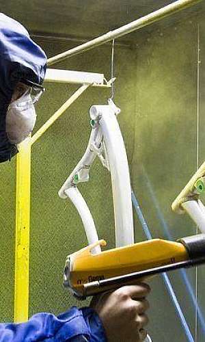 pintura eletrostática em aço inox pintura eletrostática em aço inox